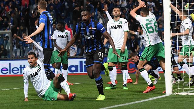 L'Atalanta è nella storia: 3-1 al Sassuolo, i nerazzurri volano in Champions League