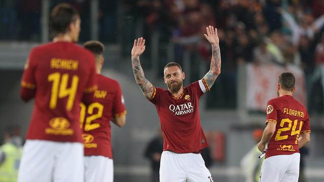 Le pagelle di Roma-Parma 2-1: De Rossi dice addio, Diego Perotti match winner