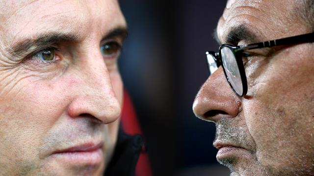 Chelsea v Arsenal preview: Sarri on shaky ground as Emery looks for familiar success