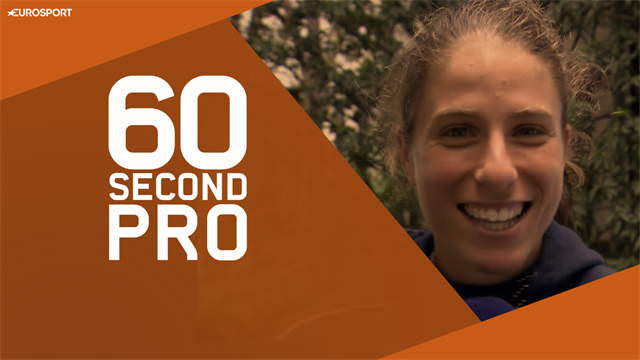 60 Second Pro - Jo Konta gives you her three tips for playing on clay 60 Second Pro - Jo Konta gives you her three tips for playing on clay