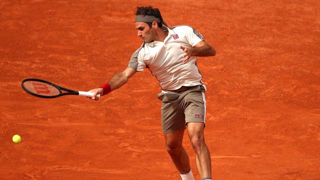 Comment finir un match avec classe ? Federer a la recette avec sa volée amortie de revers Comment finir un match avec classe ? Federer a la recette avec sa volée amortie de revers