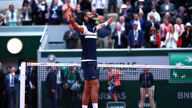 "Ce qu'il y avait de plus difficile pour lui, Paire l'a réussi ce soir" "Ce qu'il y avait de plus difficile pour lui, Paire l'a réussi ce soir"