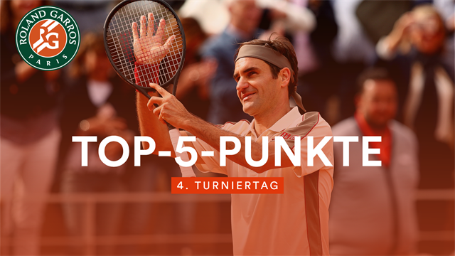 Das Beste vom Tag: Federer mit dem perfekten Stopp-Ball Das Beste vom Tag: Federer mit dem perfekten Stopp-Ball