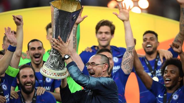 Sarri rompe l'incantesimo: 1° trofeo, 1° allenatore italiano a vincere l'Europa League dal 1999