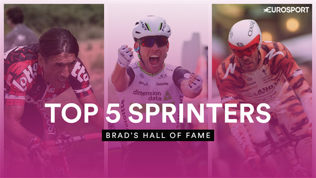 Brad's Hall of Fame - Wiggins picks his top 5 sprinters of all time Brad's Hall of Fame - Wiggins picks his top 5 sprinters of all time