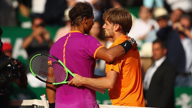 Goffin : "Contre Nadal, sur terre, vous ne pouvez pas vous relâcher cinq minutes"
