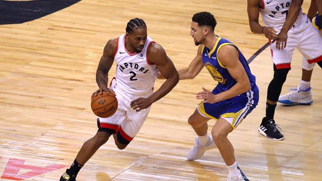 La giocata della notte: lancio di Lowry, assist al volo di Siakam e canestro di Leonard