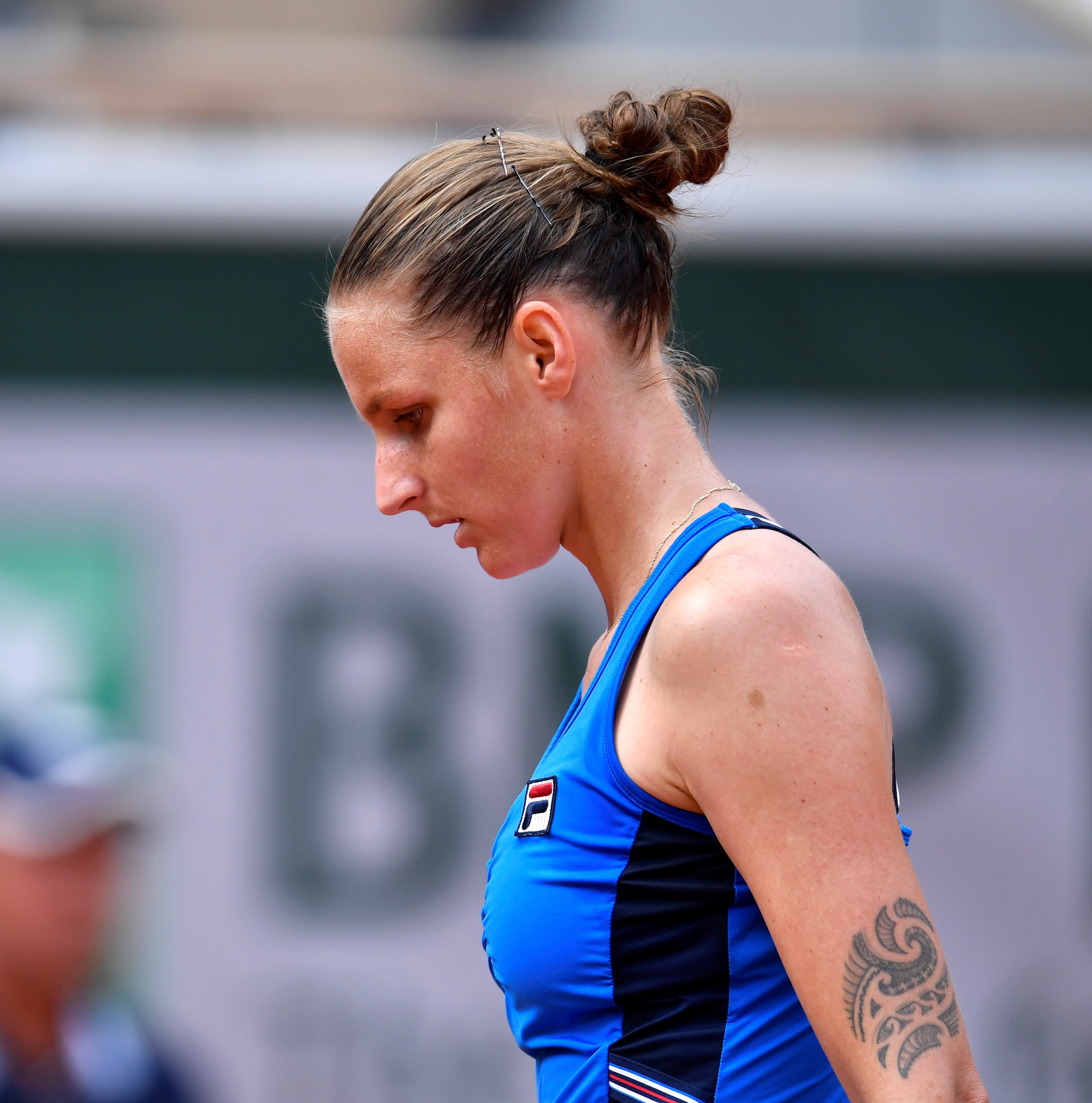 Karolina Pliskova lors de Roland-Garros 2019
