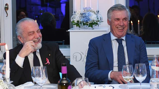 De Laurentiis: "Il ko con la Juventus? Deve giocare chi è più in forma, ma capisco Ancelotti"