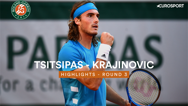 Tsitsipas wint in hervatting van Krajinovic Tsitsipas wint in hervatting van Krajinovic