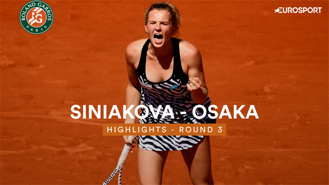 Siniakova - Osaka : Les temps forts Siniakova - Osaka : Les temps forts