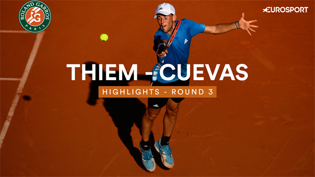 Thiem schudt taaie Cuevas in vier sets van zich af Thiem schudt taaie Cuevas in vier sets van zich af