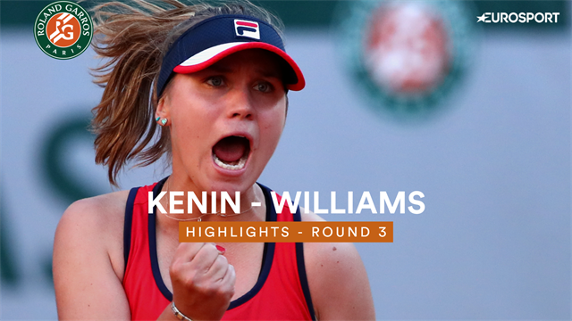 Kenin verrast Williams Kenin verrast Williams