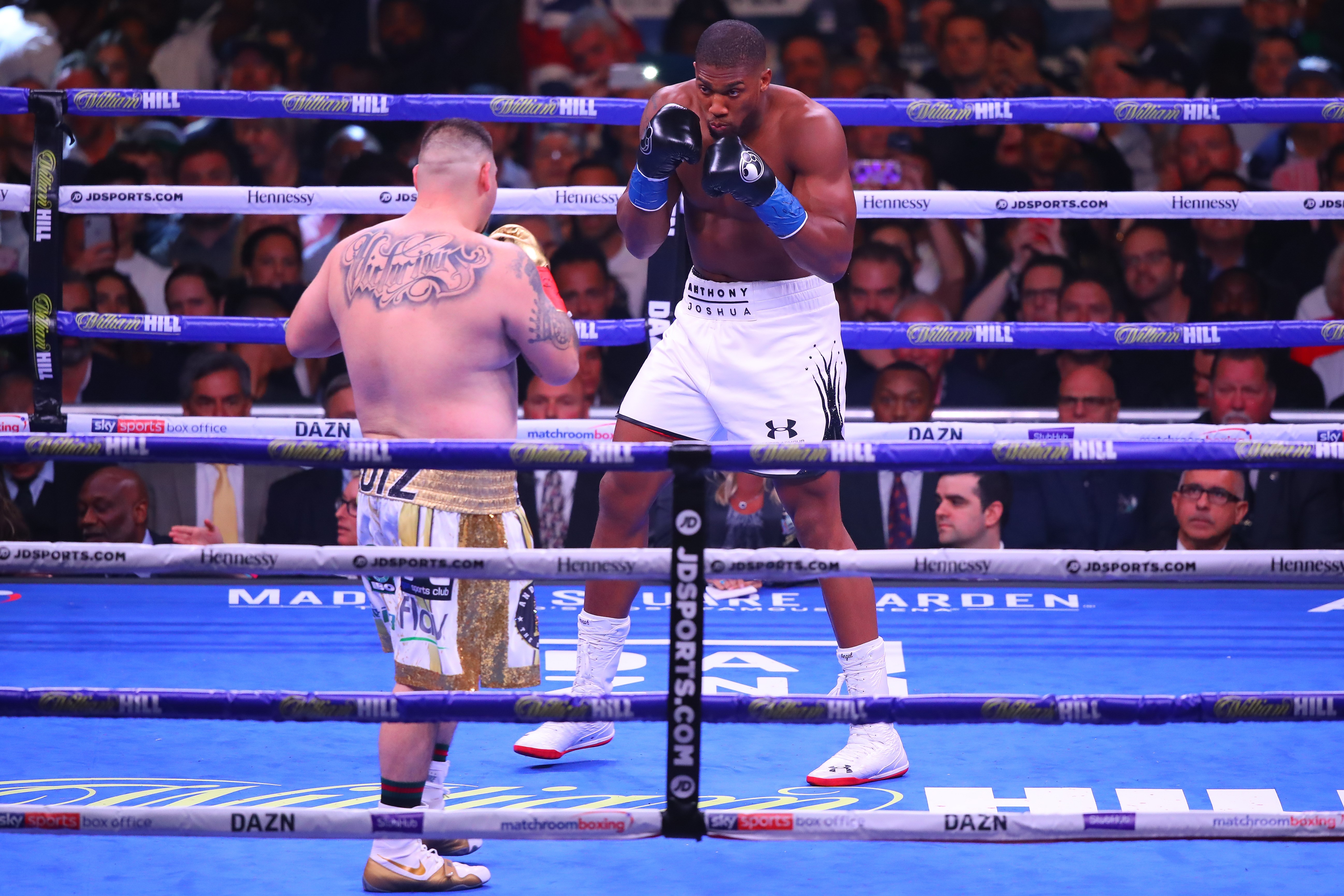 Anthony Joshua contre Andy Ruiz Jr le 1er juin 2019 au Madison Square Garden