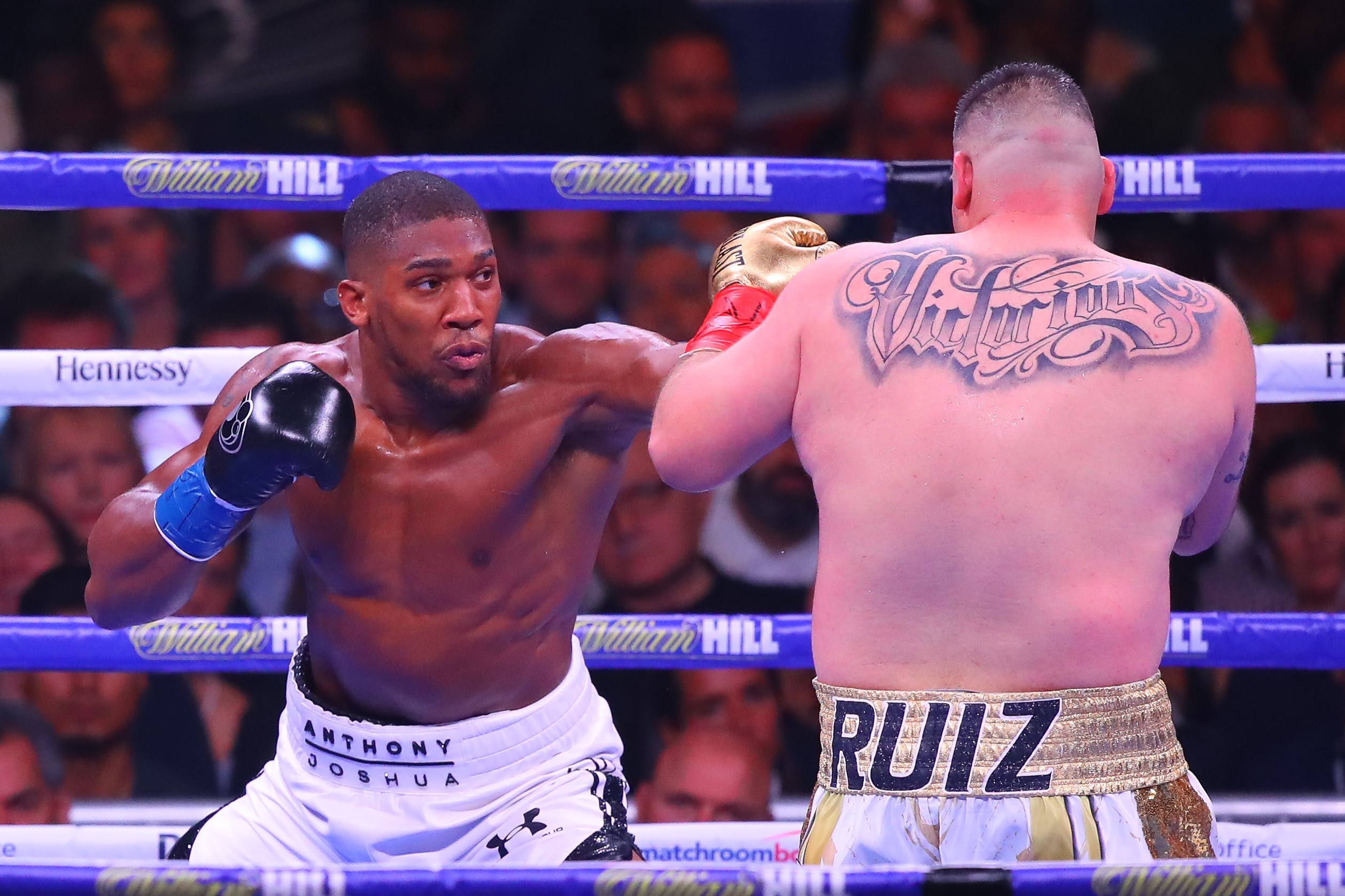 Anthony Joshua contre Andy Ruiz Jr le 1er juin 2019 au Madison Square Garden