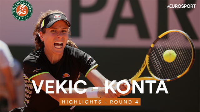 Konta bereikt kwartfinale ten koste van Vekic Konta bereikt kwartfinale ten koste van Vekic