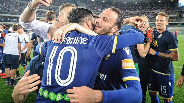 Il dolce epilogo dopo una stagione difficilissima: l'Hellas Verona torna in Serie A Il dolce epilogo dopo una stagione difficilissima: l'Hellas Verona torna in Serie A