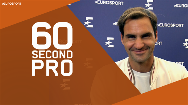 Roger Federer - 60 Second Pro: How to serve and volley on clay Roger Federer - 60 Second Pro: How to serve and volley on clay