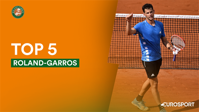 Le top 5 de vendredi : Thiem en pleine lucarne, Federer a le compas dans l'œil Le top 5 de vendredi : Thiem en pleine lucarne, Federer a le compas dans l'œil