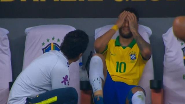 Bittere Tränen! Neymar verpasst verletzt Copa America Bittere Tränen! Neymar verpasst verletzt Copa America