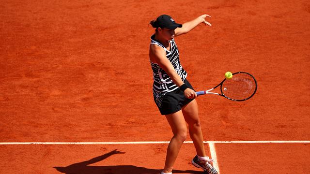 Barty defeats Keys in quarter-finals