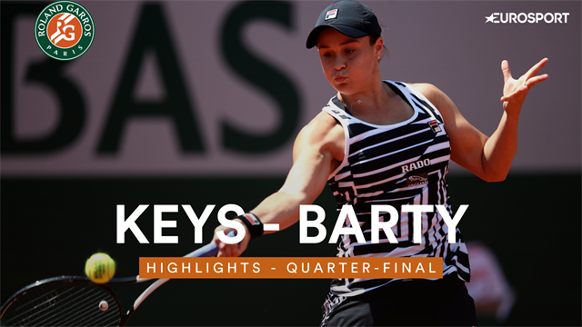 Barty face à Keys en quarts Barty face à Keys en quarts