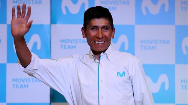Nairo Quintana llevará los galones del Movistar en el Dauphiné