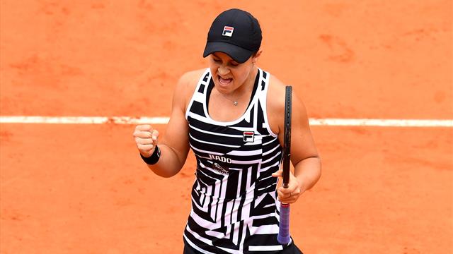 Barty reaches French Open final after nerve-ridden thriller