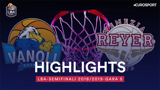Highlights, gara 5 semifinale: Vanoli Cremona-Umana Reyer Venezia 69-79 Highlights, gara 5 semifinale: Vanoli Cremona-Umana Reyer Venezia 69-79