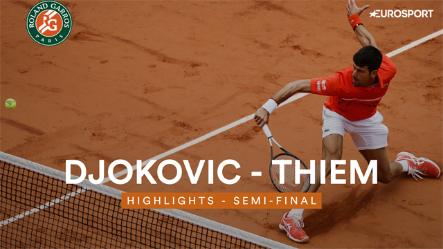 Interrompus par la pluie, Djokovic et Thiem ont engagé, malgré le vent, un combat qui promet Interrompus par la pluie, Djokovic et Thiem ont engagé, malgré le vent, un combat qui promet