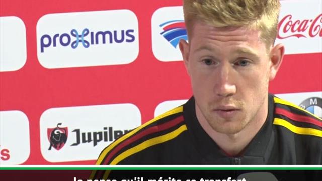 De Bruyne : "Hazard mérite ce transfert au Real" De Bruyne : "Hazard mérite ce transfert au Real"