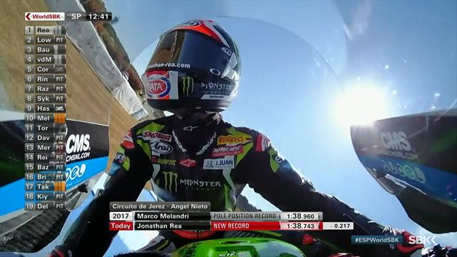 SBK Jerez: Rea fulmina el récord de la pista y consigue la pole por delante de Bautista SBK Jerez: Rea fulmina el récord de la pista y consigue la pole por delante de Bautista