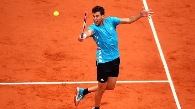 Défense de fer, 24 coups, réflexe aérien : Thiem a réussi le point parfait Défense de fer, 24 coups, réflexe aérien : Thiem a réussi le point parfait