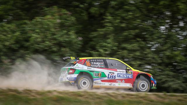 Une raison de sourire pour le champion ERC2 Érdi Jr
