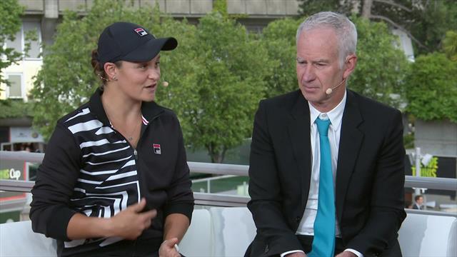 Barty joins us in the Eurosport studio! Barty joins us in the Eurosport studio!