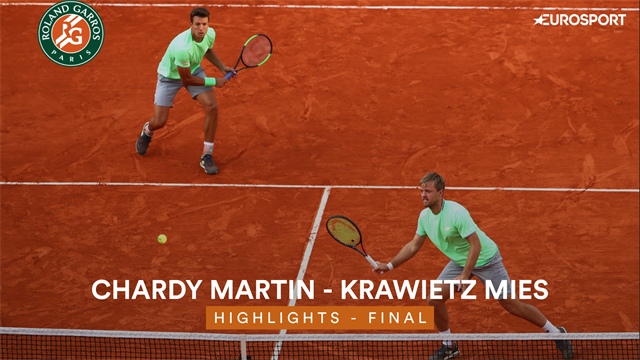 Roland-Garros 2019, Final Dobles: Chardy/Martin-Krawietz/Mies, vídeo resumen del partido Roland-Garros 2019, Final Dobles: Chardy/Martin-Krawietz/Mies, vídeo resumen del partido