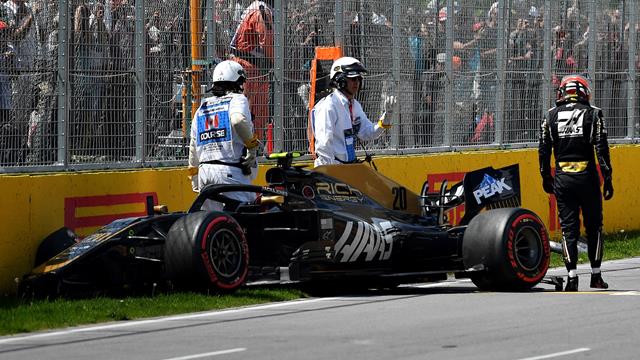L'énorme crash de Magnussen en Q2 a éliminé Verstappen