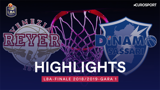 Highlights, gara 1 finale: Umana Reyer Venezia-Banco di Sardegna Sassari 72-70 Highlights, gara 1 finale: Umana Reyer Venezia-Banco di Sardegna Sassari 72-70