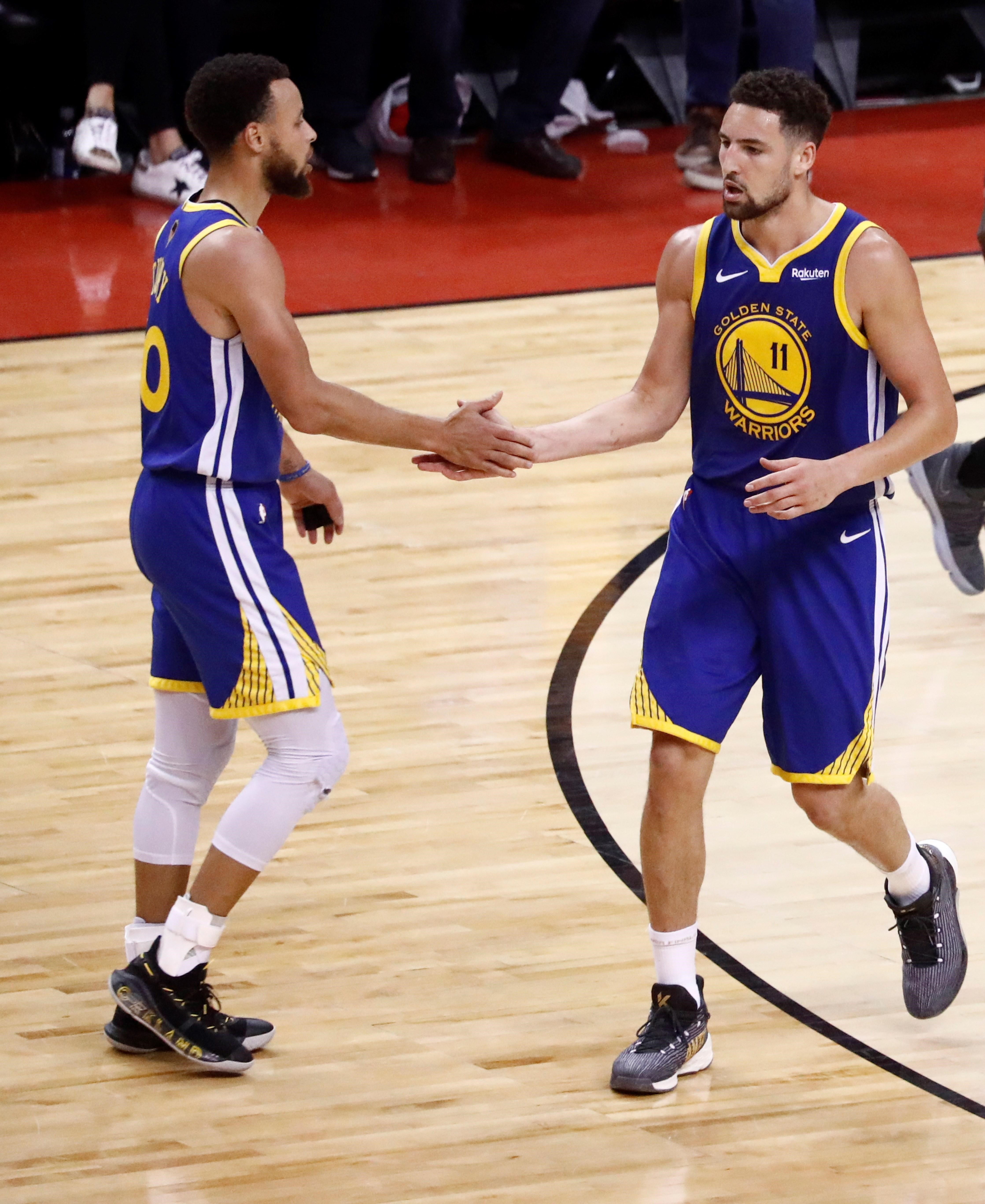 Klay Thompson ve Stephen Curry, Golden State Warriors