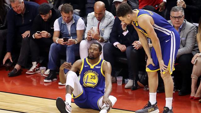 Rottura del tendine d'Achille per Kevin Durant: operazione ok, si profila un anno di stop