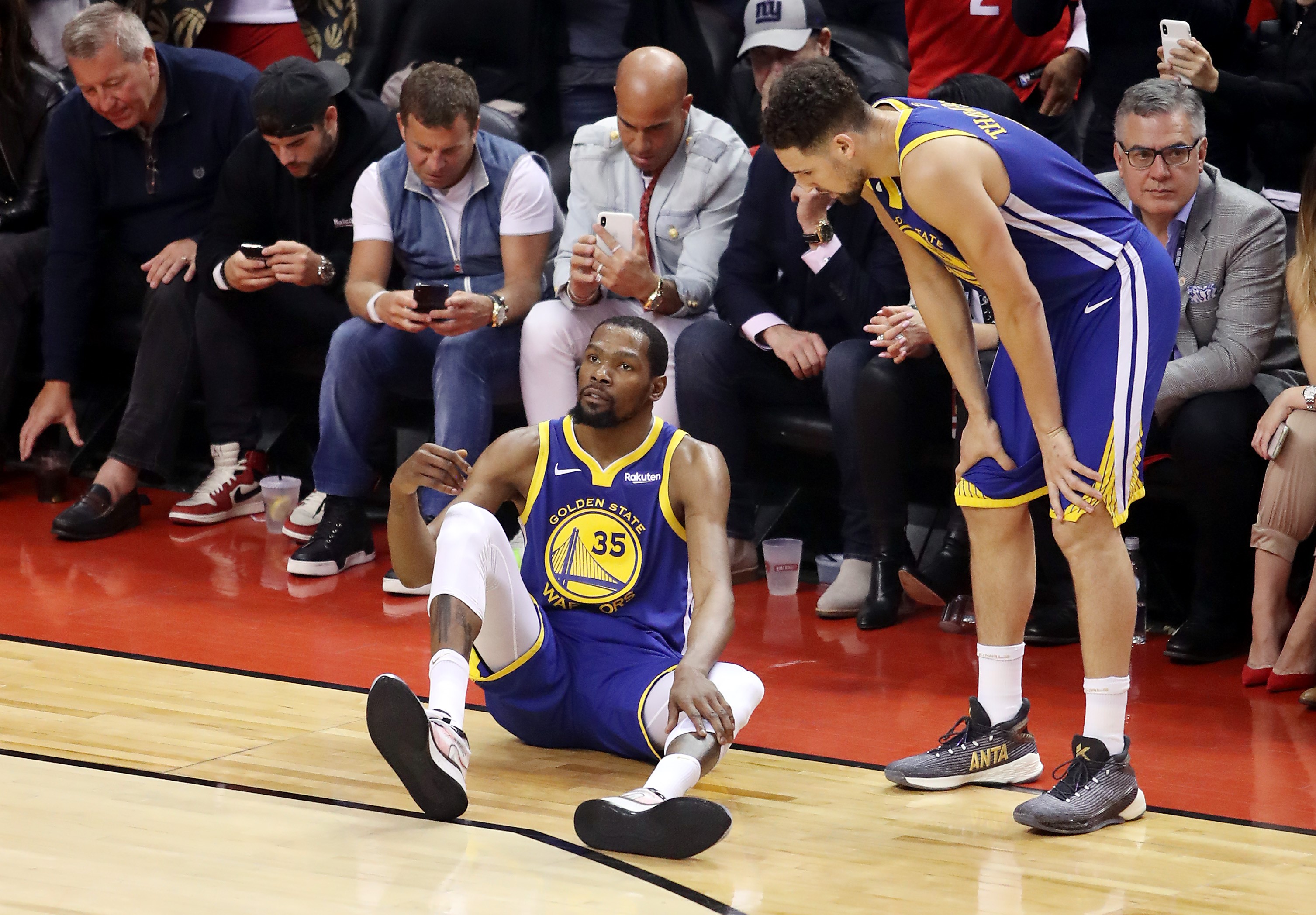 Kevin Durant, Raptors-Warriors, 5. maç, 2019 NBA Finali