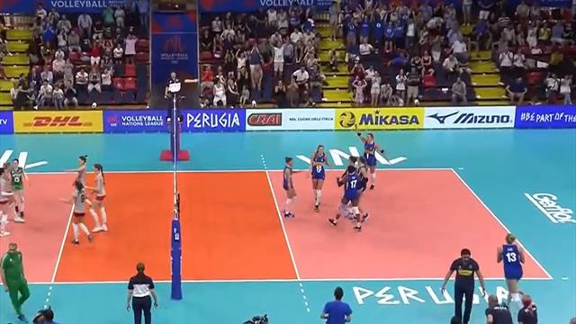 Italia-Bulgaria senza storia: il match point che ha regalato alle azzurre l'ottava vittoria Italia-Bulgaria senza storia: il match point che ha regalato alle azzurre l'ottava vittoria
