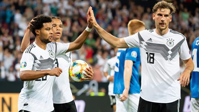 "Alle hatten Spaß - bis auf den Gegner": Deutschland feiert Kantersieg gegen Estland