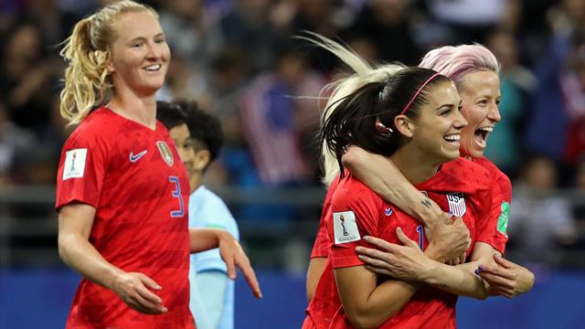 13-0 ! Les Etats-Unis commencent par un incroyable record, Morgan par un quintuplé
