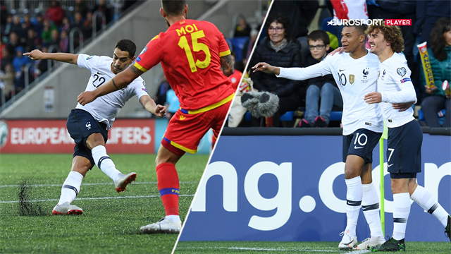 Highlights: Mbappe-tip og Thauvin-saksespark i nem fransk sejr på Andorras kunstgræs Highlights: Mbappe-tip og Thauvin-saksespark i nem fransk sejr på Andorras kunstgræs