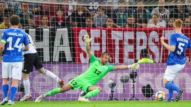 8-0. Alemania tritura a Estonia