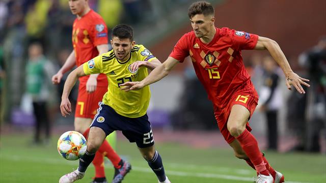 Steve Clarke hails Greg Taylor’s ‘excellent’ Scotland debut against Belgium