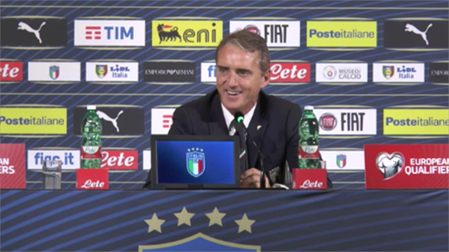Mancini: "L'Italia ha il suo stile di gioco e rischia; Verratti? Un grandissimo!" Mancini: "L'Italia ha il suo stile di gioco e rischia; Verratti? Un grandissimo!"