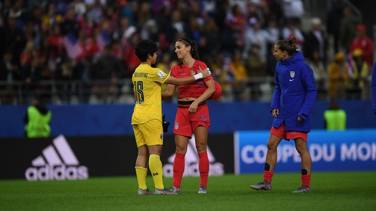 2019 Kadınlar Futbol Dünya Kupası, ABD-Tayland