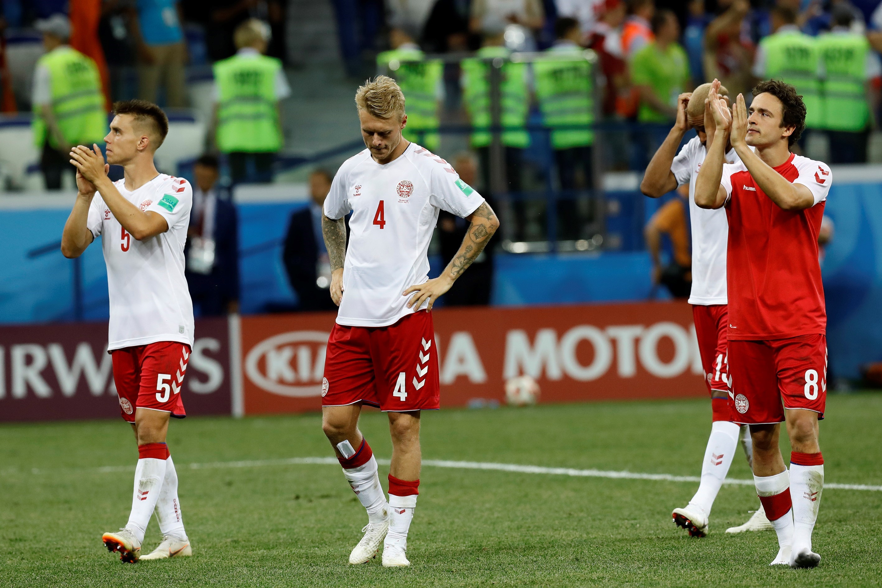 Dansk skuffelse efter nederlaget til Kroatien.